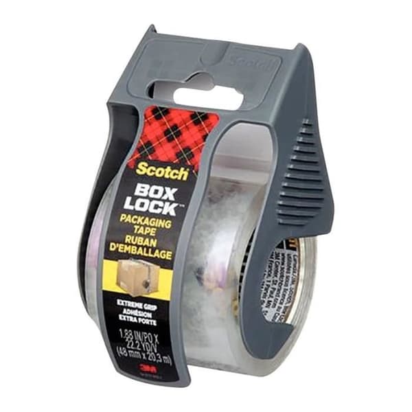 Transparent polypropylentape 48 mm x 20,3 m med dispenser