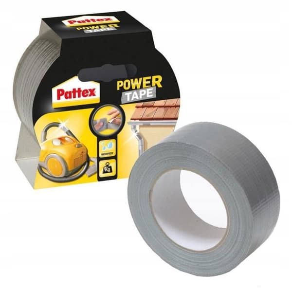 Tejp - Pattex - Power Type - Silver - 48mm x 25m - Temperaturbeständig