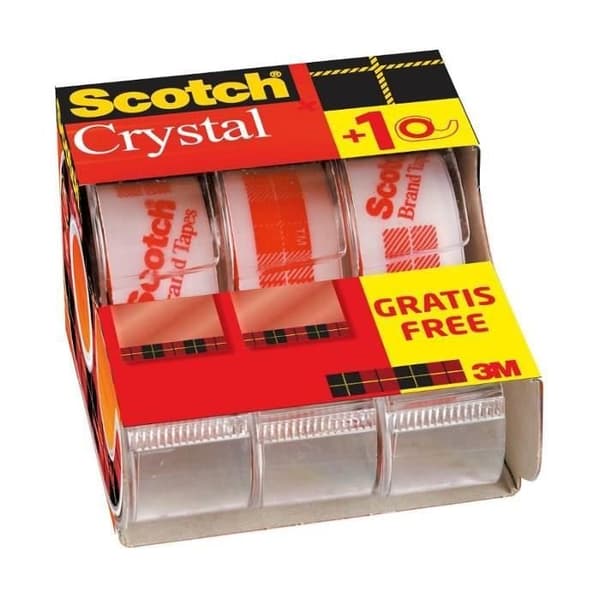 SCOTCH - Lot med 3 automater med Caddy Crystal band - 2 + 1 gratis