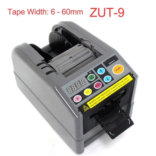 Automatisk Tape Dispenser, Dobbelt Rulle Skæring, Justerbar Længde, Holdbar ABS Design,ZCUT-9