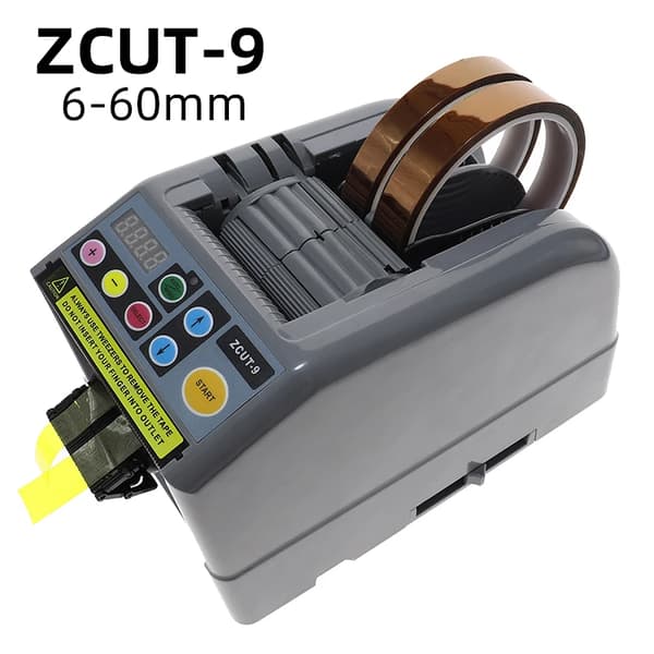 Automatisk Båndskæremaskine, Multi-Bånddispenser, Justerbare Længder 5mm-999mm,ZCUT-9