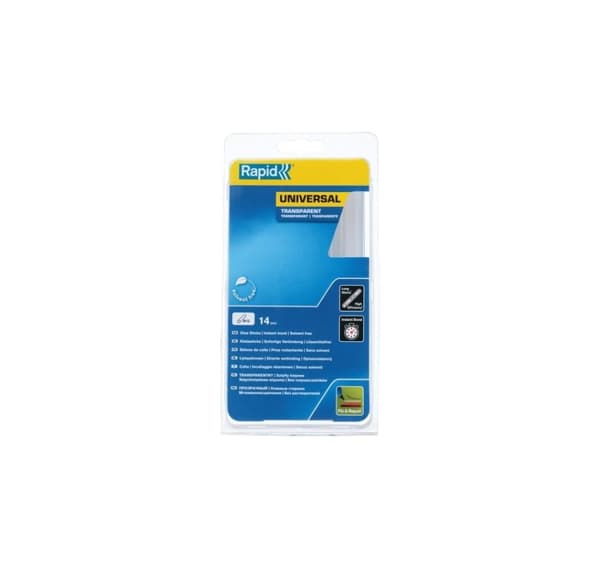 Limstift 12x190mm/250g färglös, Rapid