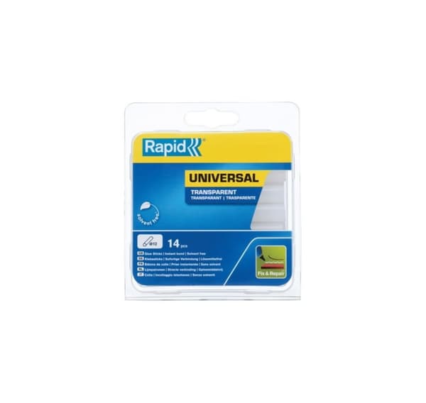 Limstifter 12x94mm/125g farveløs, Rapid