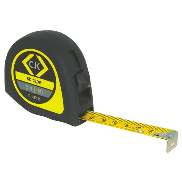 C.K T3442 16 Måttband 5 m Stål