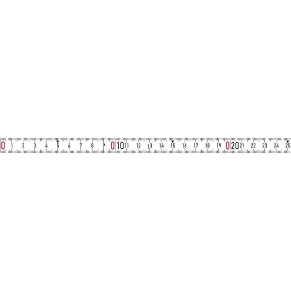 BMI 357004002RNL-SK Måttband 2 m Stål