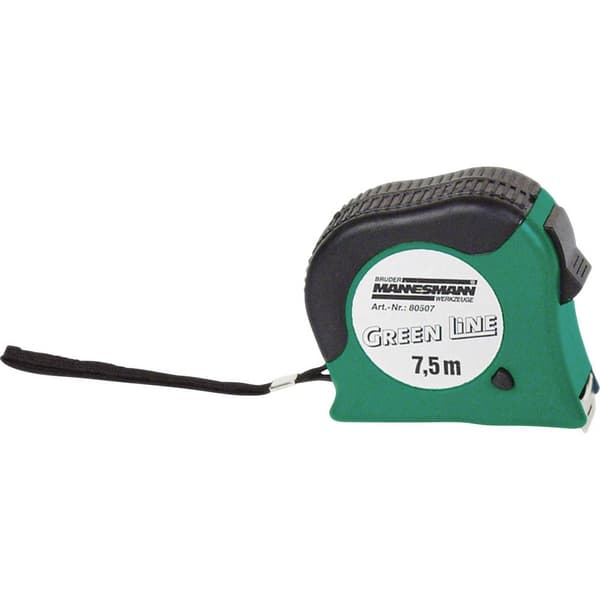 Brüder Mannesmann M80507 Måttband 7.5 m Stål
