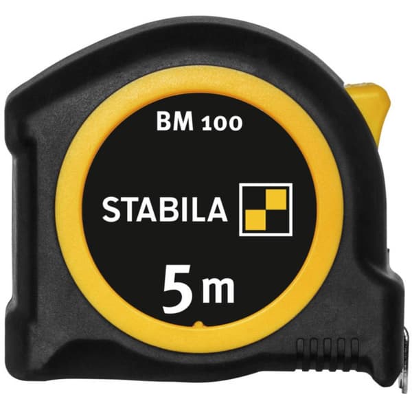 Stabila BM 100 (mm) 19566 Måttband 5 m ABS