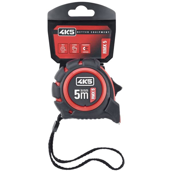4K5 Tools RMX 5 RollMeter 5m 606.100-5 Måttband 5 m