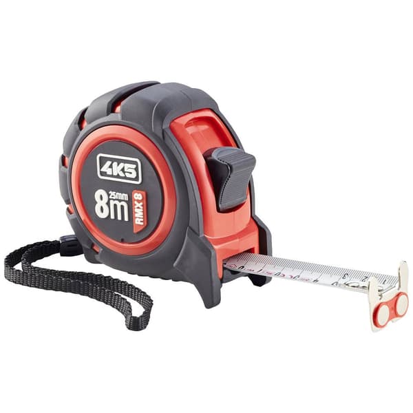 4K5 Tools RMX 8 RollMeter 8m 606.100-8 Måttband 8 m