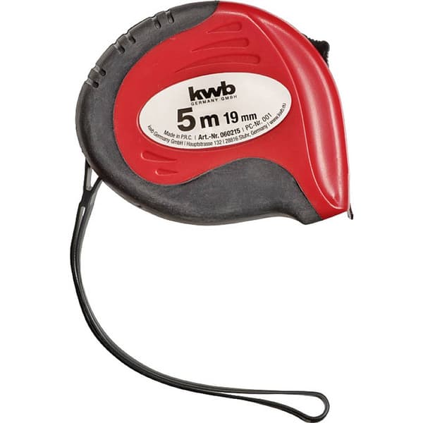 kwb 060215 Måttband 5 m Stål, Plast