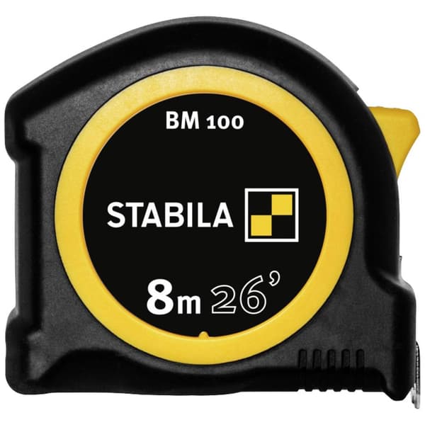 Stabila BM 100cm+inch 19580 Måttband 8 m ABS