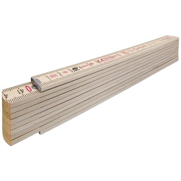 Stabila Holz-Gliedermaßstab Type 400 14348 Målestok 2 m Bøgetræ