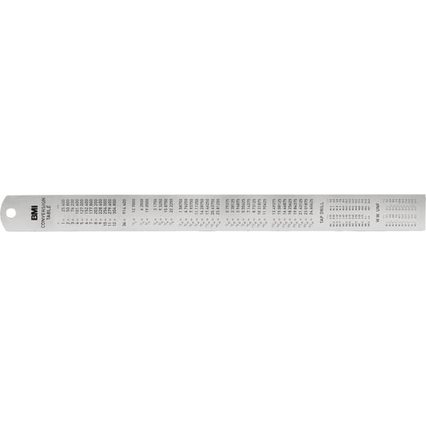 BMI 963100030 Måttstav 1000 mm Rostfritt stål