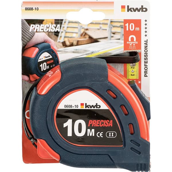kwb 060810 Måttband 10 m Stål, Plast