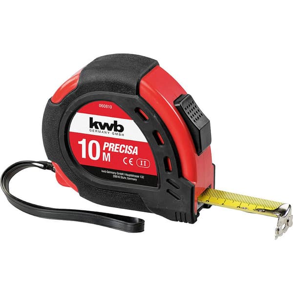 kwb 060810 Måttband 10 m Stål, Plast