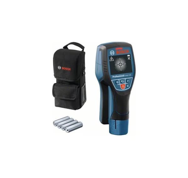 Ilmaisin Bosch D-tect 120, ± 10 mm, 120 mm, 4x1,5 V, AA1