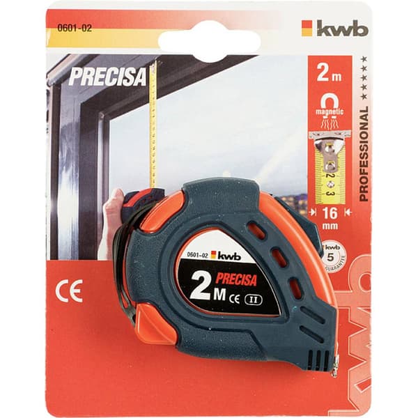 kwb 060102 Måttband 2 m Stål, Plast