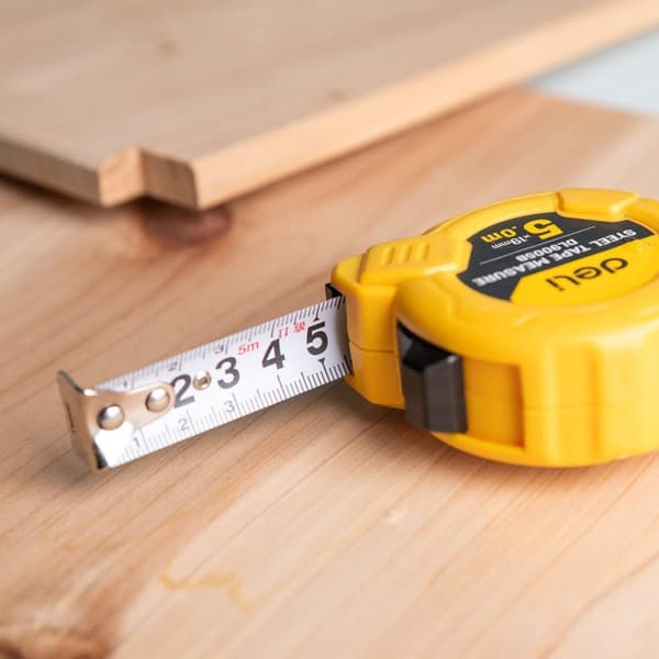 Steel Measuring Tape 5m/19mm Deli Tools EDL9005B (yellow)