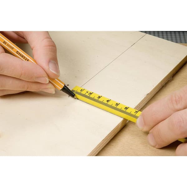 kwb 093200 Måttstav 1 m Plast (glasfiberförstärkt ) 4 delar