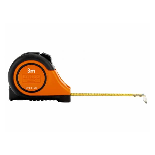 Bahco MTB-3-16-M Måttband 3 m Kolstål