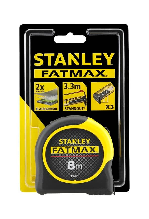STANLEY RULLEMÅL 8mx32mm FATMAX BLADEARMOR