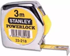STANLEY RULLINGSMÅTT 3mx12,7mm POWERLOCK KROM-KORT
