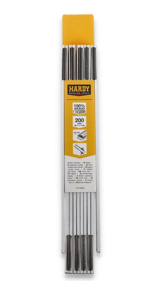 Træ foldemål 2m Hardy