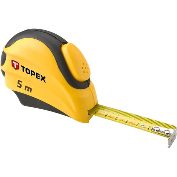 Teräksinen mittanauha 5 mx 19 mm