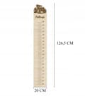 Pikkukuva 4 / 9: Korkeusmittanauha NAME kanssa Pituusmittanauha lapsille 150cm
