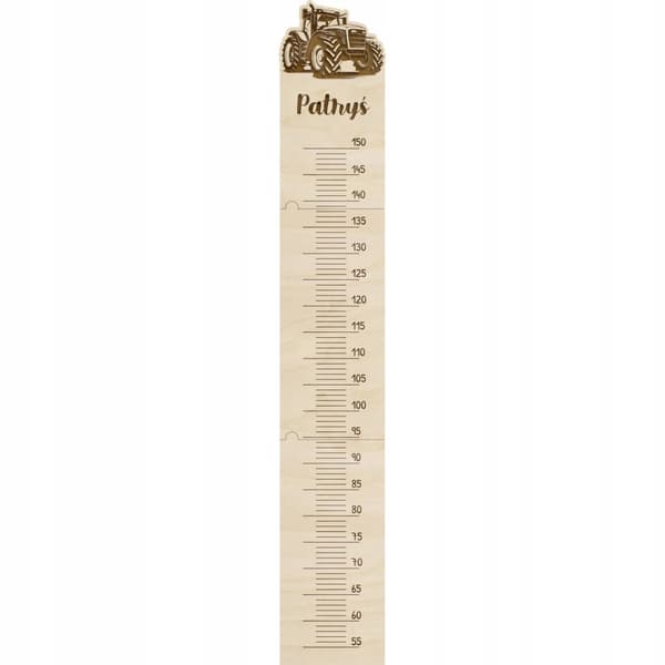 Korkeusmittanauha NAME kanssa Pituusmittanauha lapsille 150cm