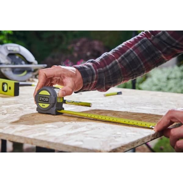 Måttband - RYOBI - 8 m bredd 25 mm