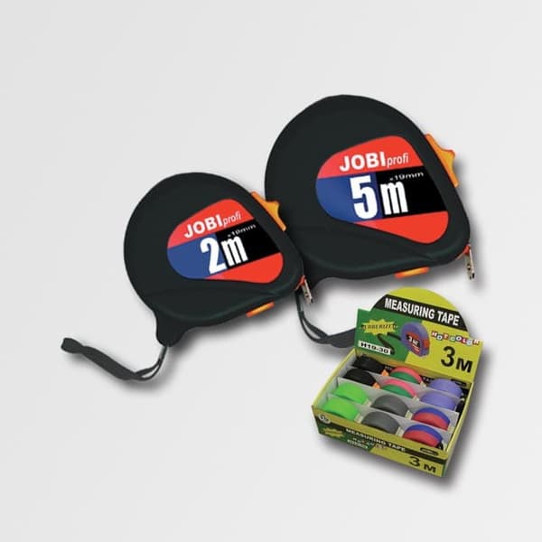 J. GUMMIBELAGD MÅTBAND 5 m