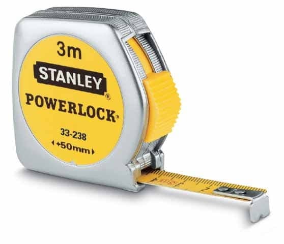 STANLEY MÅTBAND 3M POWERLOCK METALL LÖST