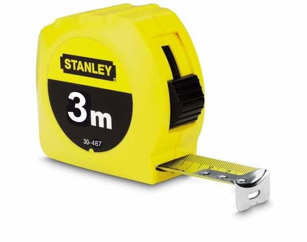 STANLEY RULLETAPE 3m PLASTKROPS 0-30-487