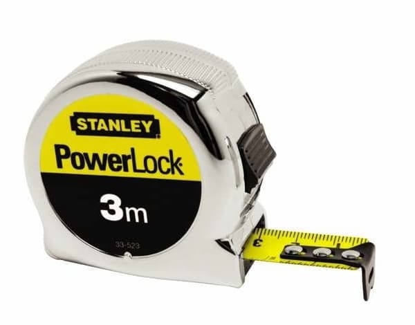 STANLEY MÅLEBÅND 3m x 19mm MICROPOWERLOCK KORT
