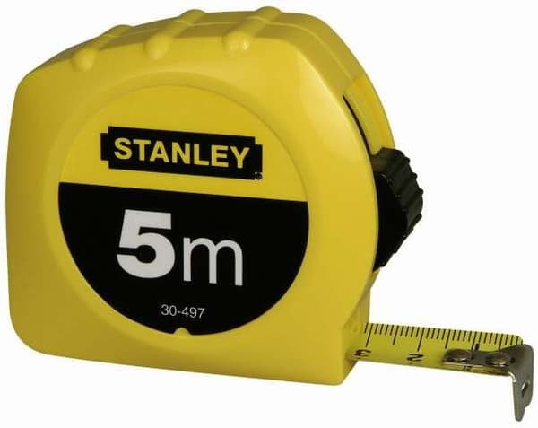 STANLEY RULLETAPE 5 m PLASTKROPS 1-30-497