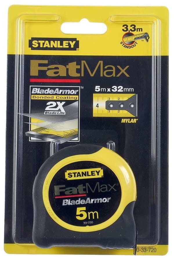 STANLEY MÅTBAND 5m x 32mm FATMAX