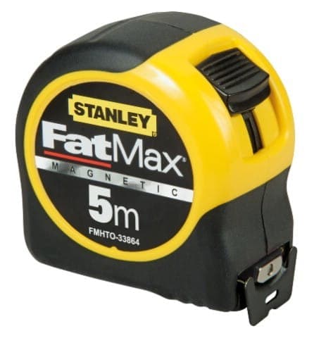 STANLEY RULLEMÅL 8m x 32mm MED MAGNET