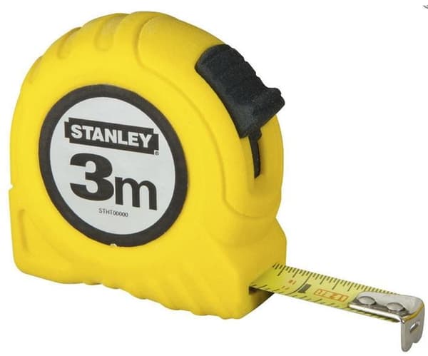 STANLEY RULLTEJP 3 m PLASTKROPP, 1-30-487