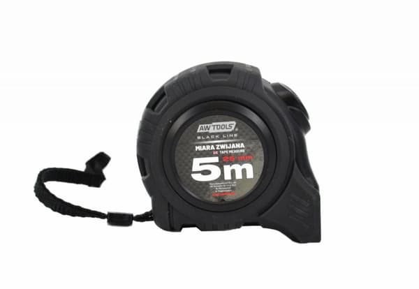 AWTOOLS MAGNETRULLEMÅTT ABS 5m/25mm