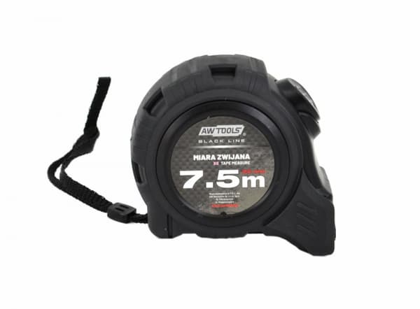 AWTOOLS MAGNETRULLEMÅTT ABS 7,5m/25mm