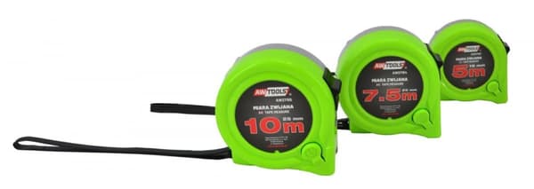 AWTOOLS ABS-RULLETEJP 7,5m x 25mm