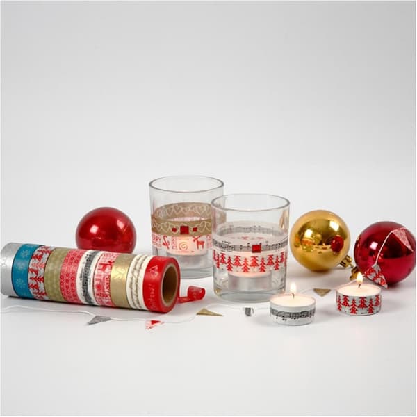 Washitejp Julmotiv - B: 15 mm - 10 st x 10 meter