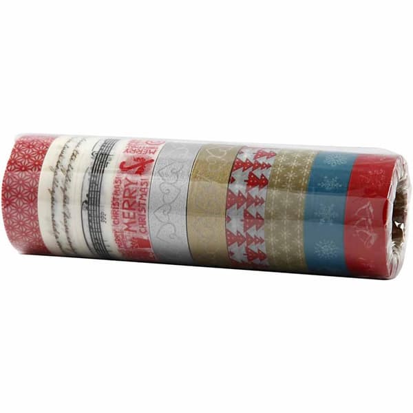 Washitejp Julmotiv - B: 15 mm - 10 st x 10 meter
