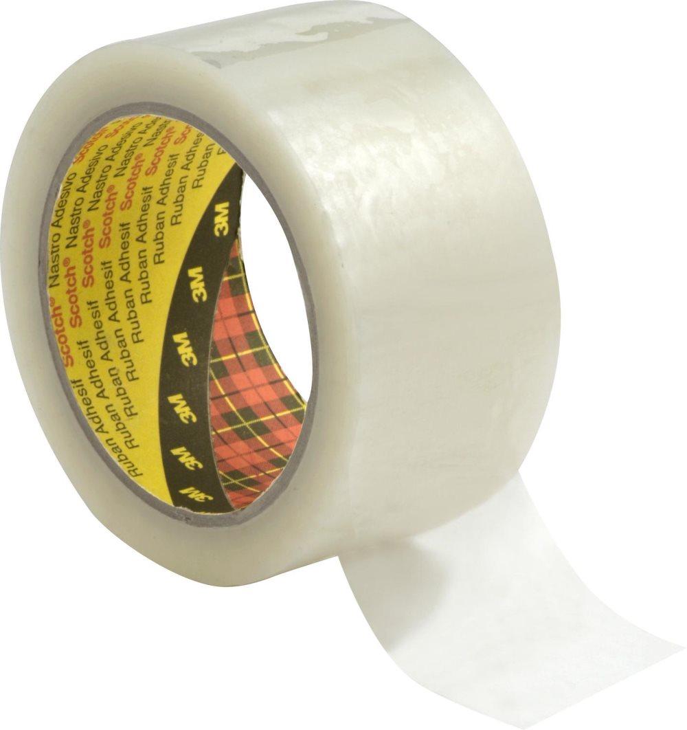 Packtejp 3M Scotch 371 38mm x 66m, Transparent/Klar 6/fp