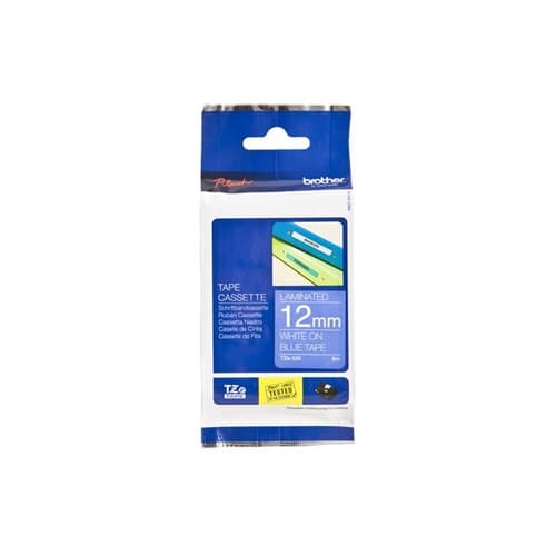Brother TZe tape 12mmx8m white/blue