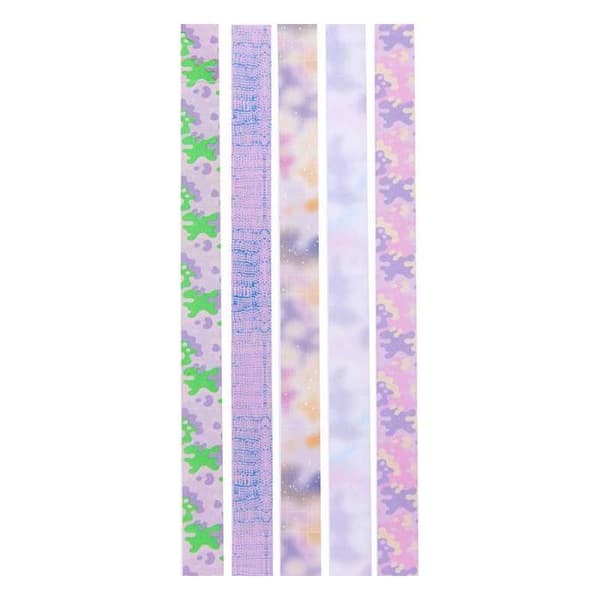 5 st maskeringstejper 1,5 cm x 10 m - Pastellskärpa