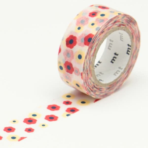 Maskeringstejp MT Barn multicolor blomma