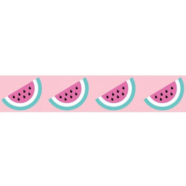 Washi-tejp - Vattenmelonskiva - Rosa - 15mm x 10m