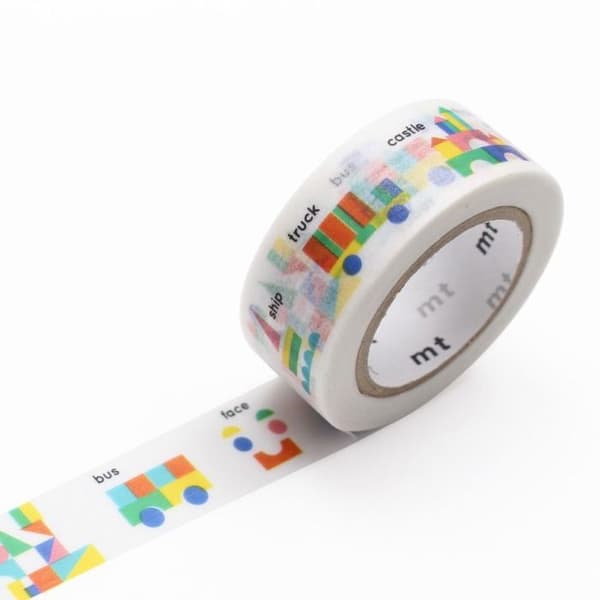 MT Kids Byggblock Washi Maskeringstejp